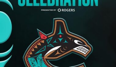 Introducing this year's Canucks First Nations celebration logo, designed by artists Cole Sparrow-Crawford and Cyler Sparrow-Point.