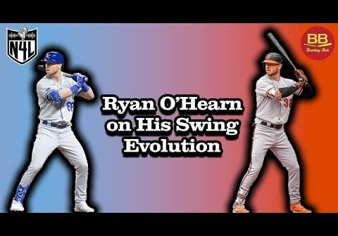 Orioles 1B Ryan O'Hearn talks about how he changed his swing from the Royals to now