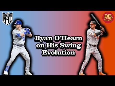 Orioles 1B Ryan O'Hearn talks about how he changed his swing from the Royals to now
