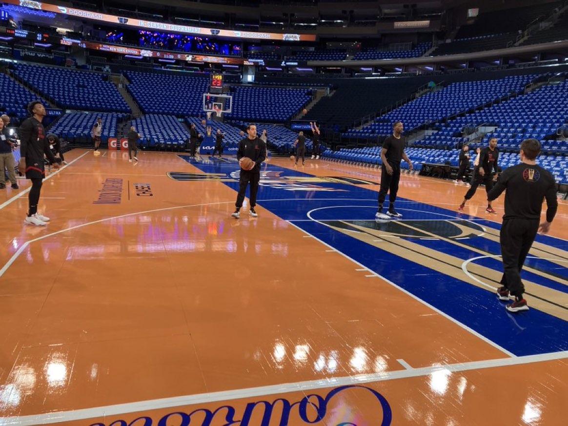 First Look at the Knicks In-Season Tournament Court