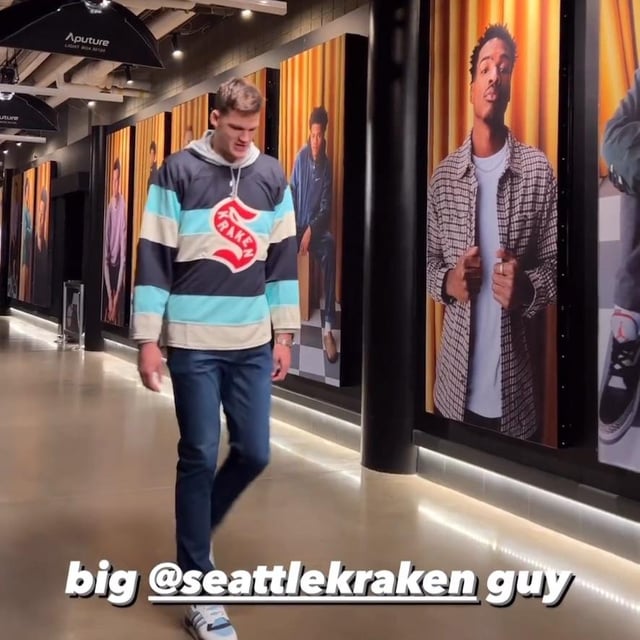 [icethetics on Twitter] It does look like the Utah Jazz Instagram accidentally leaked the Seattle Kraken Winter Classic jersey. I’m guessing an unveiling was really intended for yesterday with various other tie-ins scheduled into the weekend. Someone forgot to make a call. Oops!