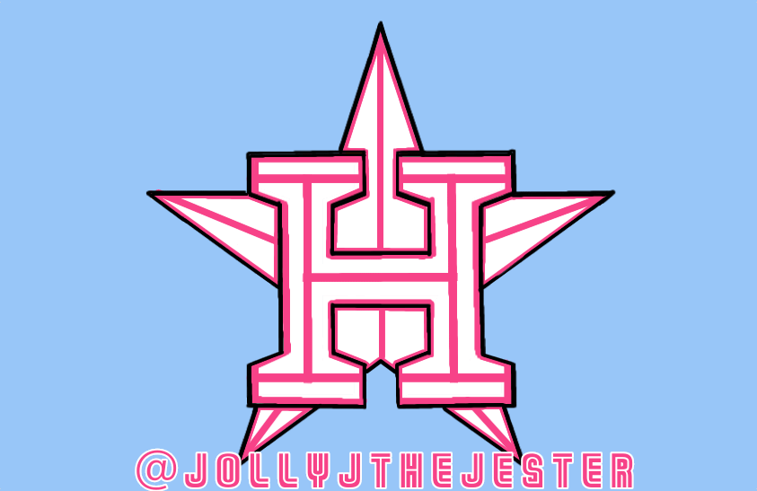 Recently did mashup of Mexico's pink blue alt logo with Astros and wanted to see if It can work