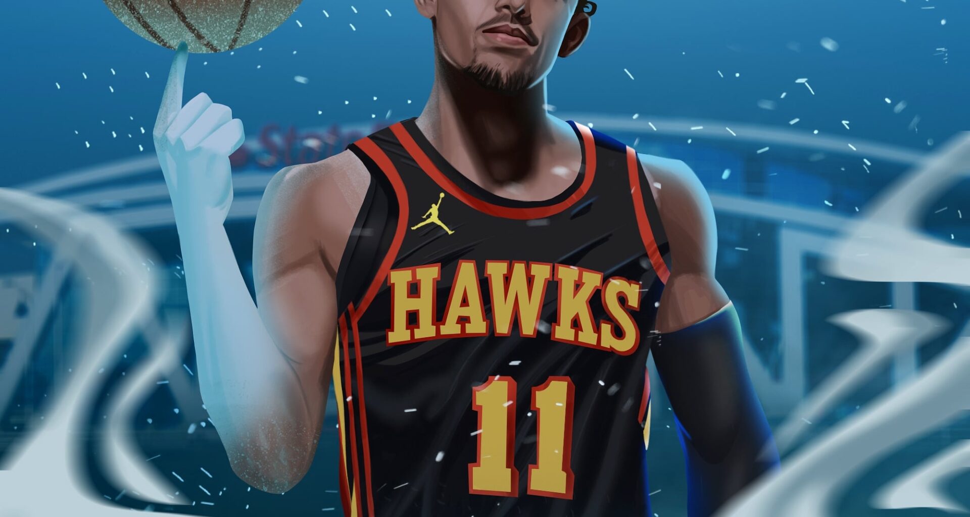 Fan art of the Ice Trae 🥶🥶 (I'm open for Commissions)