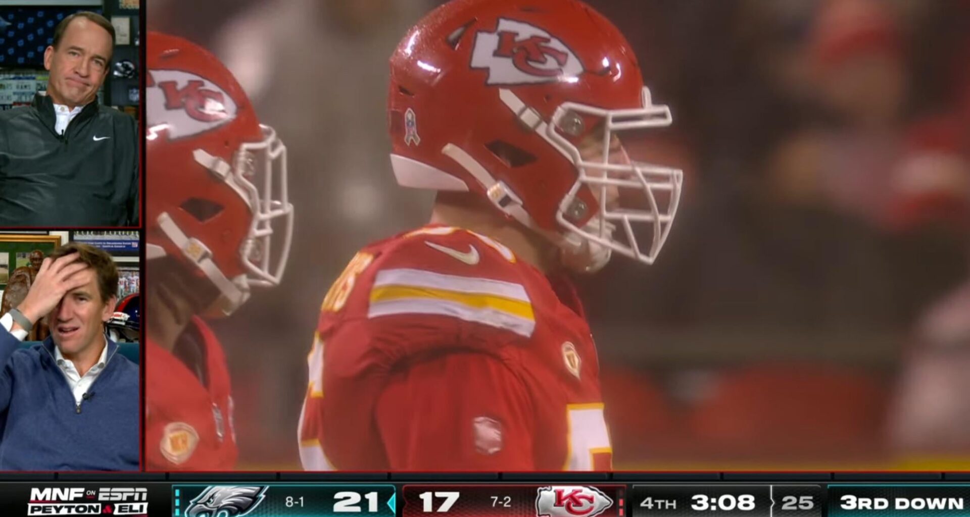 “It’s not run, run, pass. That’s basically saying I want to punt.” - Peyton Manning