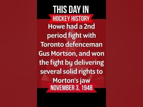 This Day In Hockey History-Gordie Howe was named to his first of 23 All Star teams over 26 NHL seasons