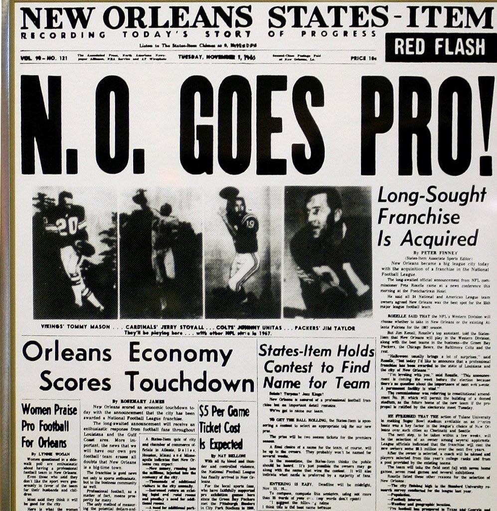 Happy Birthday, Saints!