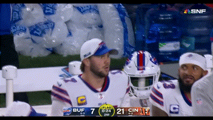 JA not happy after intentional grounding call (New Reaction Gif)