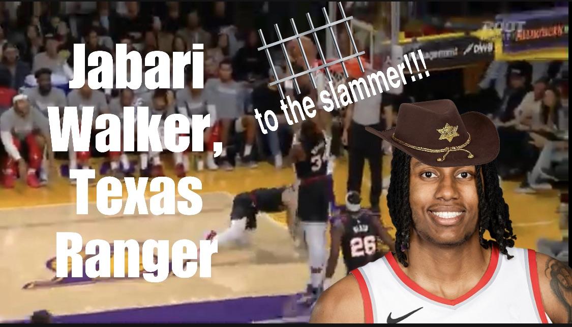 The Sheriff is in town.