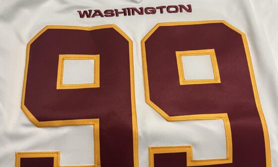 Thrilled about my recent Washington jersey purchase!!