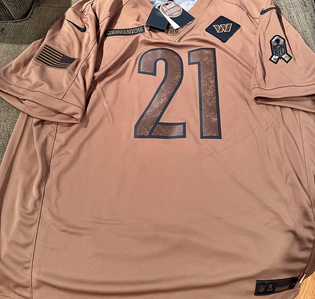My ‘Salute To Troops’ Sean Taylor jersey has finally arrived!