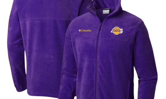 PSA - 50% off Lakers Columbia Steens Mountain 2.0 Full-Zip Jacket at Fanatics