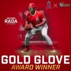 Congratulations to @66ersBaseball OF Nelson Rada on winning a 2023 Minor League Gold Glove Award!