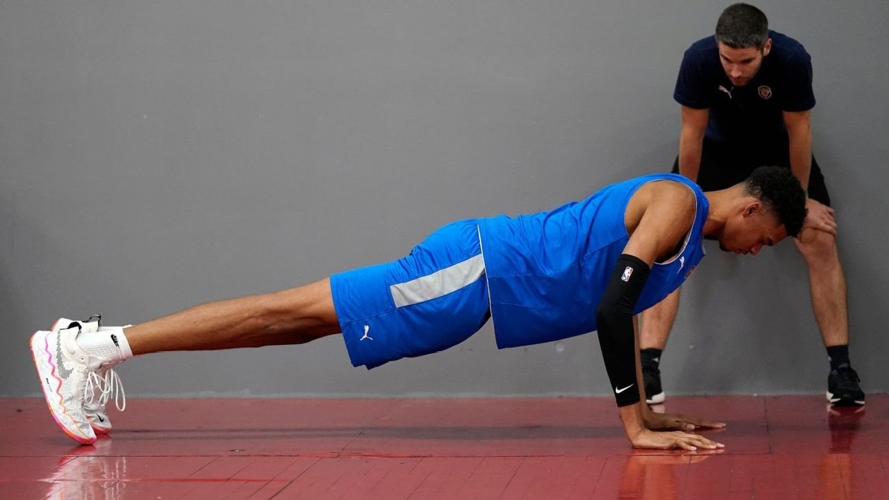 Wemby about his trainer Guillaume