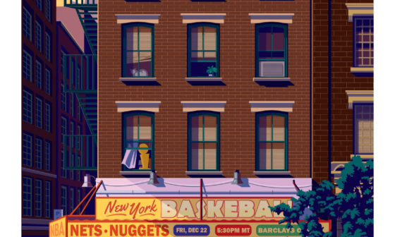 Nuggets vs Nets Game Day Poster - 12.22.23