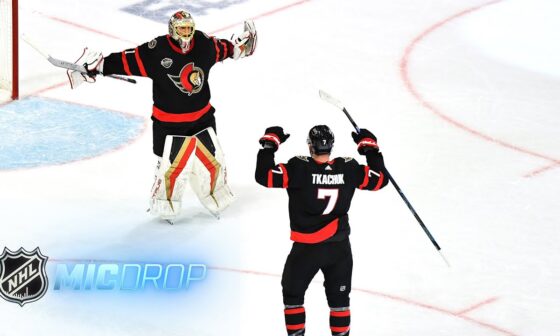 Tkachuk, Foligno Mic'd Up For Global Senators-Wild Battle | NHL Mic Drop