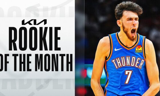 Chet Holmgren's November Highlights | Kia NBA Western Conference Rookie of the Month #KiaROTM