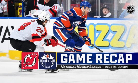 Devils @ Oilers 12/10 | NHL Highlights 2023