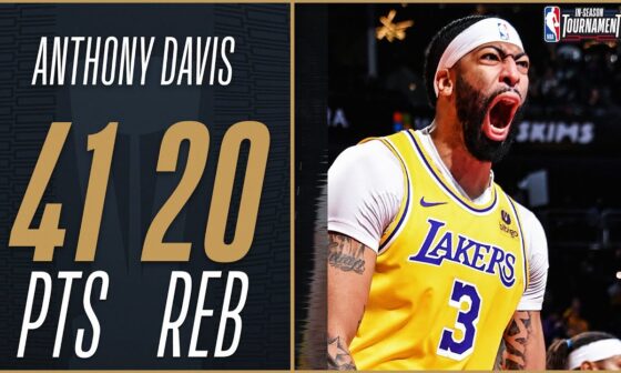 Anthony Davis Drops 40 PTS & 20 REB In The In-Season Tournament Championship 🏆