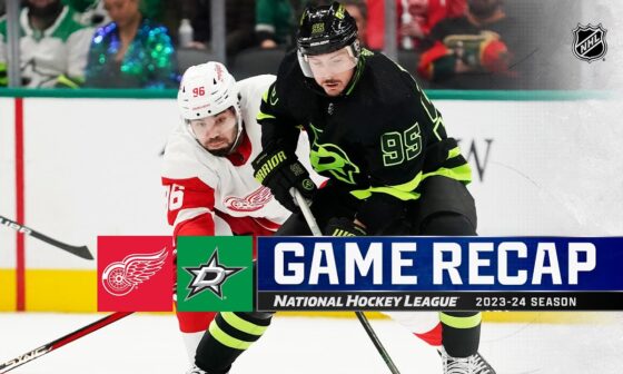 Red Wings @ Stars 12/11 | NHL Highlights 2023