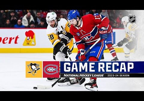 Penguins @ Canadiens 12/13 | NHL highlights 2023