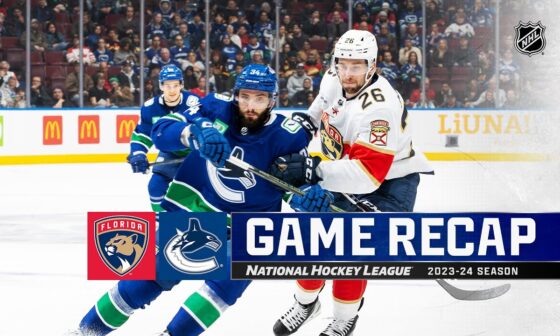 Panthers @ Canucks12/14 | NHL Highlights 2023
