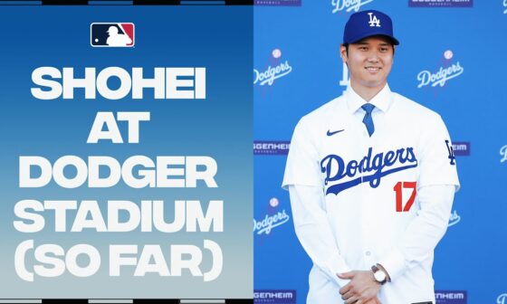 EVERY hit Shohei Ohtani has had at Dodger Stadium so far in his career! (Get used to seeing this!)