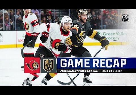 Senators @ Golden Knights 12/17 | NHL Highlights 2023