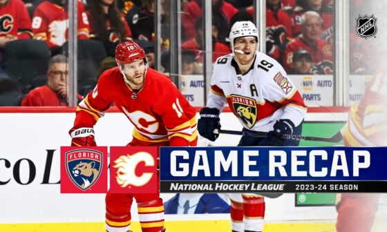 Panthers @ Flames 12/18 | NHL Highlights 2023