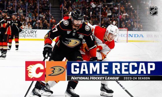 Flames @ Ducks 12/21 | NHL Highlights 2023