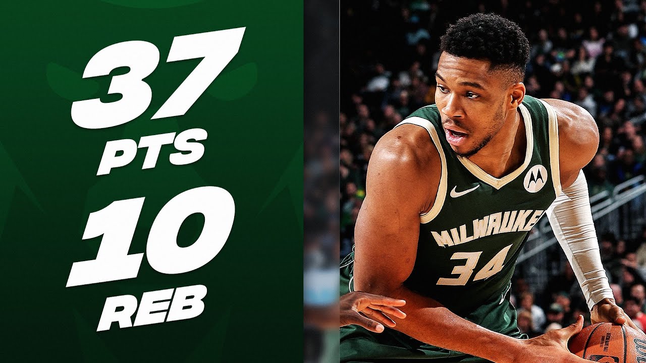 Giannis Antetokounmpo Leads The Way In DOUBLE-DOUBLE Performance! 👏 | December 21, 2023