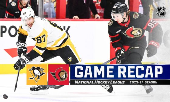 Penguins @ Senators 12/23 | NHL Highlights 2023