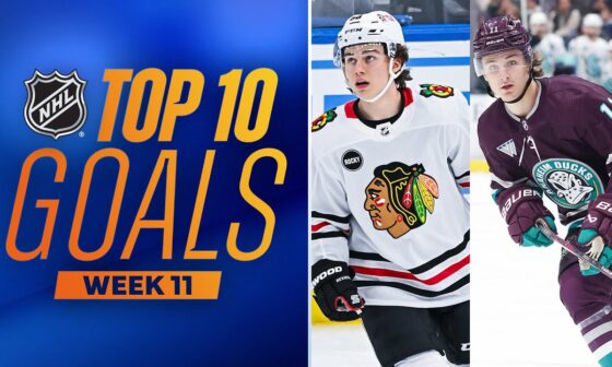 Top 10 Goals from Week 11 | 2023-24 NHL Season