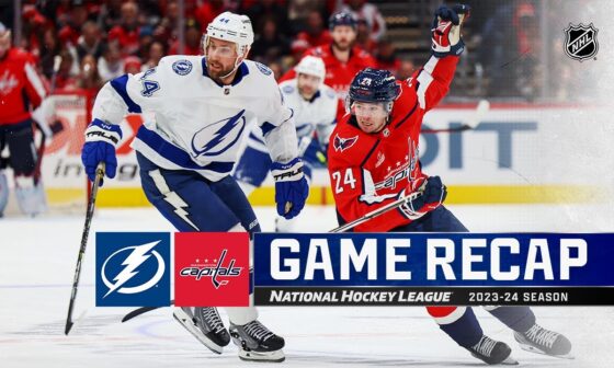 Lightning @ Capitals 12/23 | NHL Highlights 2023