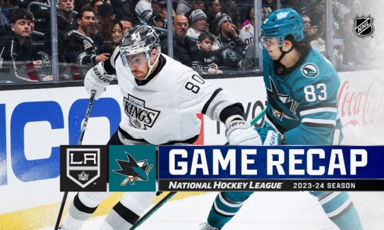Sharks @ Kings 12/27 | NHL Highlights 2023