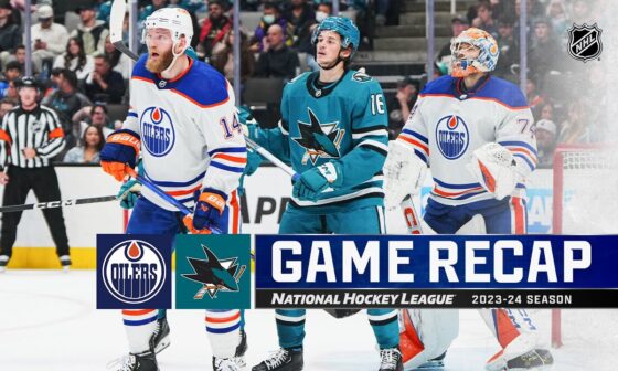 Oilers @ Sharks 12/28 | NHL Highlights 2023