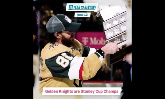 Golden Knights win the 2023 Stanley Cup 🤩🏆  Year in Review