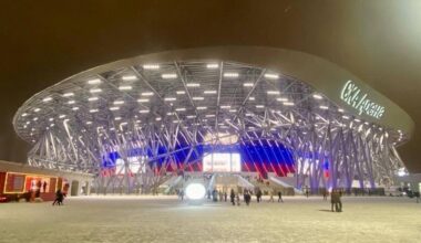 World’s largest Ice Hockey Arena just opened in Saint Petersburg. SKA Arena has 21,500 capacity, slightly bigger than Bell Centre