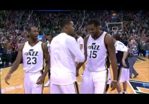 8 Years Ago today Derrick Favors scores 35 and Paul George puts up 48 in a battle where the Jazz win in OT. Indiana Pacers vs Utah Jazz - December 5, 2015