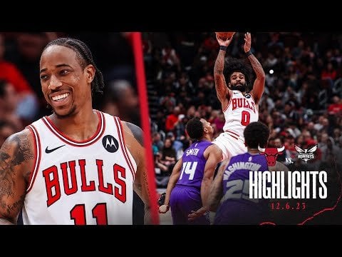 HIGHLIGHTS: Chicago Bulls beat the Hornets 111-100 behind DeMar DeRozan's 29 points