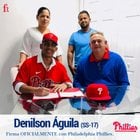 [Francys Romero] Cuban SS Denilson Águila (17) officially signs the Philadelphia Phillies. Switch hitter with defense/arm above average and good bat speed. He left Cuba in 2021. Águila is the Cuban-born player #32 who signs in the current international period that ends on December 15.