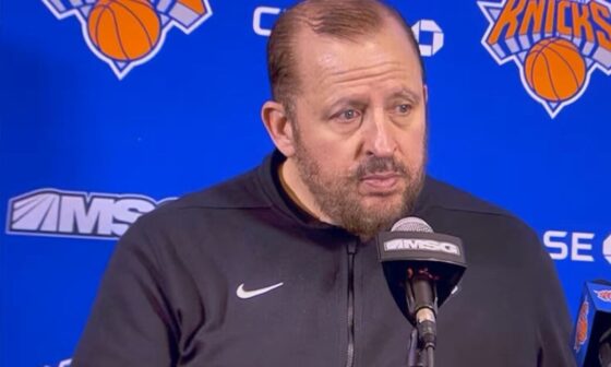 [New York Basketball] Thibs on Jalen Brunson: "What this guy's going through's ridiculous. Ridiculous. He's getting hammered time after time, and I'm just getting sick & tired of it. I watch it, I send it in…They're fouls. Plain & simple. They're fouls…Sick & tired of it…"