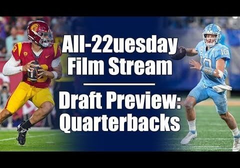 [Robert Schmitz] Way-Too-Early Draft Preview: How good ARE these Quarterbacks? | Robert Schmitz All-22 Live Stream
