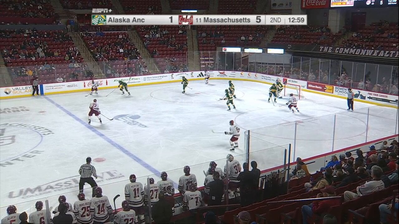 Prospect Scott Morrow with a nifty move to confuse the goaltender as he picks up his first of 2 goals in the 11-2 win