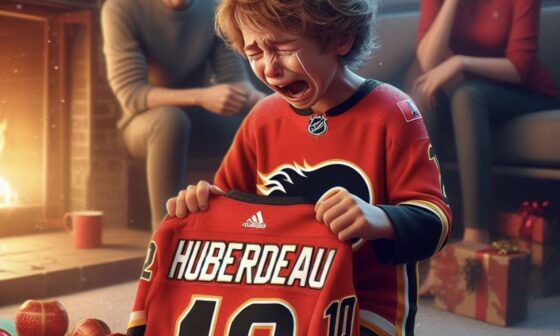 AI: Getting a Huberdeau jersey for Christmas