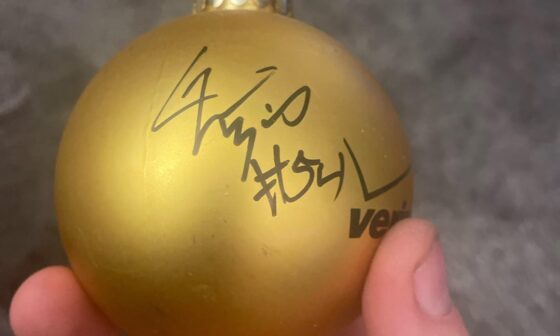 Found these autographs on a Christmas ornament. Need help identifying