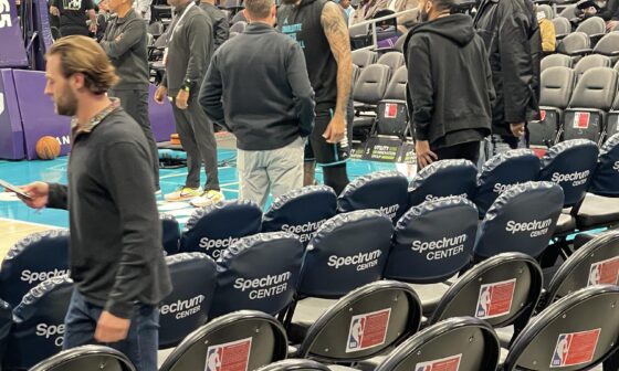I saw Cody Martin in warmup gear at the Timberwolves game with a knee brace on I’ve been to a decent amount of games this year and it was the first time I didn’t see him in just street clothes