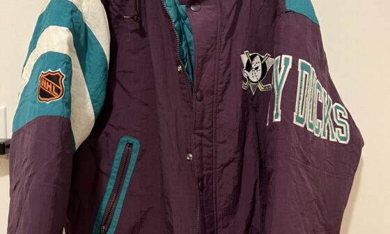 My new-to-me Mighty Ducks jacket