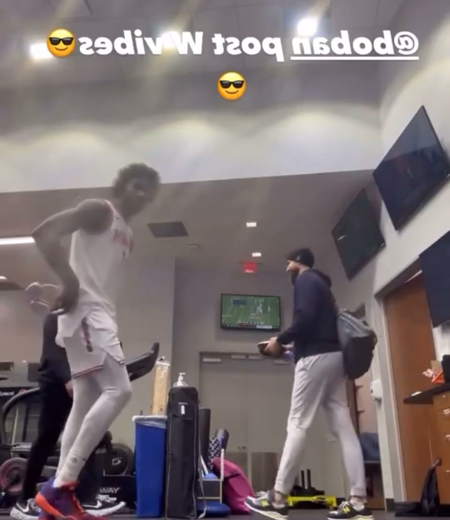 Tari & Bobi dancing is all I needed to cap off tonight’s W 🤘