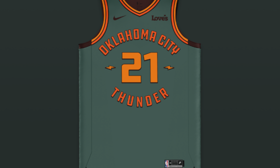 OKC Thunder Win=Jersey S2W18 Trail Edition / Win vs Clippers