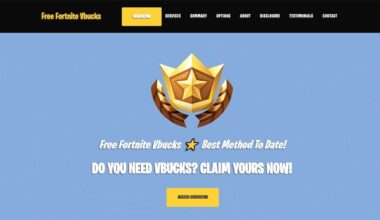 Nice! A real website dishing out free Fortnite V-Bucks